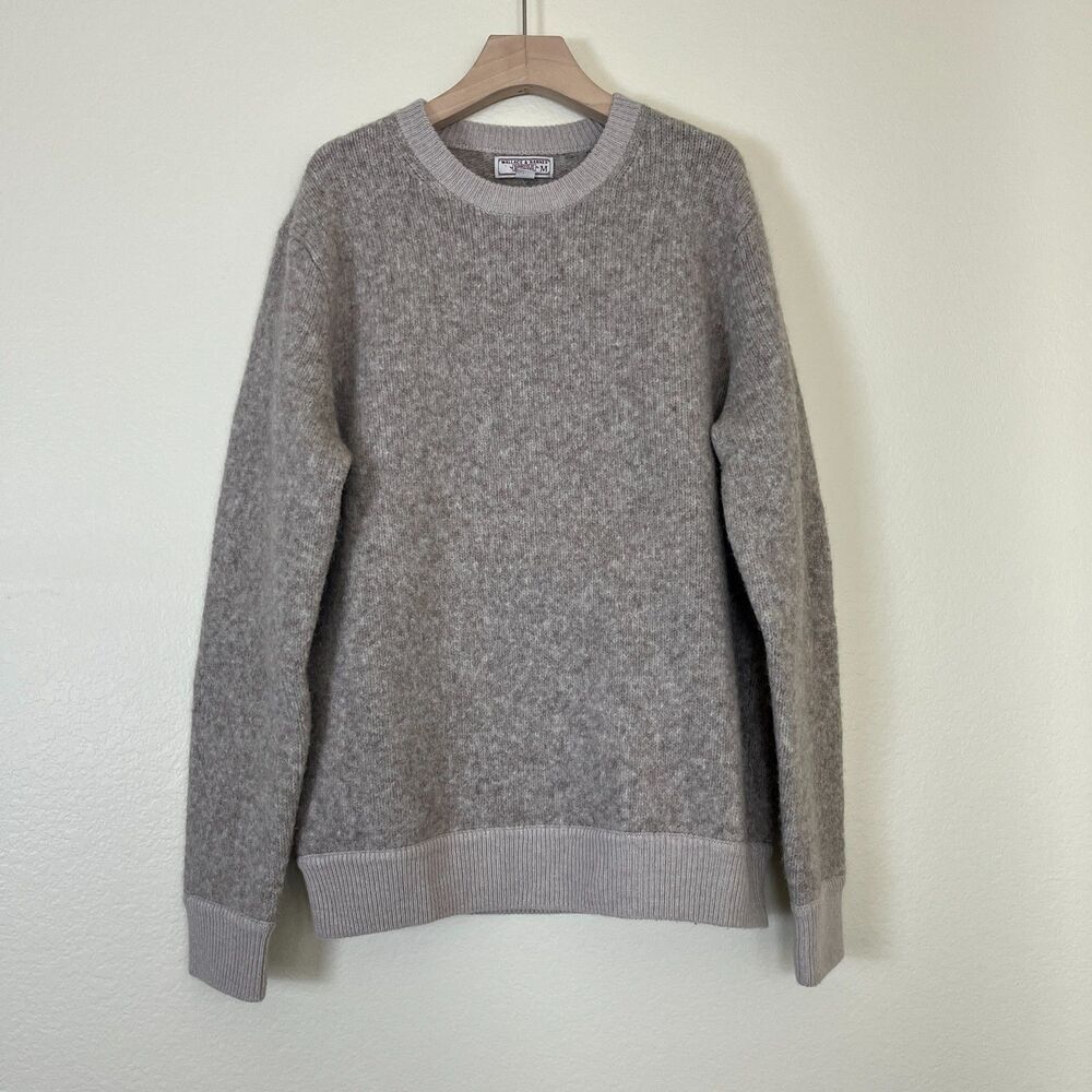 Wallace & Barnes Unisex Wool Llama Alpaca Crewneck Sweater Outdoor Casual Winter - Picture 3 of 15